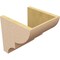 Ekena Millwork 10"W x 10"D x 10"H Wide Ridgewood Rough Cedar Woodgrain TimberThane Corbel, Primed Tan CORUR10X10X10RIDRCPR - alternate 5